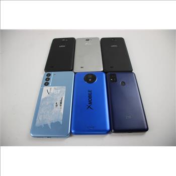 UMX And More Cell Phone Lot, 6 Pieces, Sold For Parts