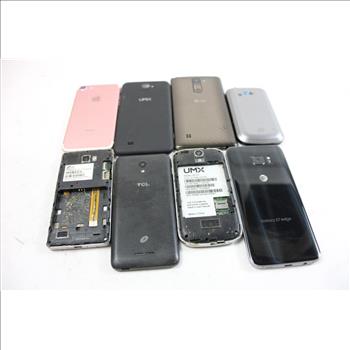UMX Cell Phone Lot, 6+ Pieces, Sold For Parts
