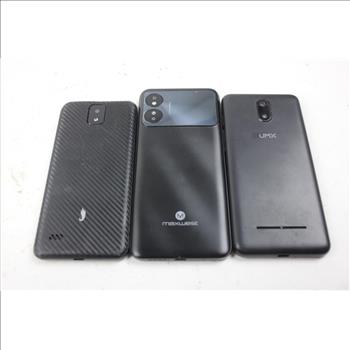 Umx, Maxwest, Cell Phone Lot, 3 Pieces, Sold For Parts