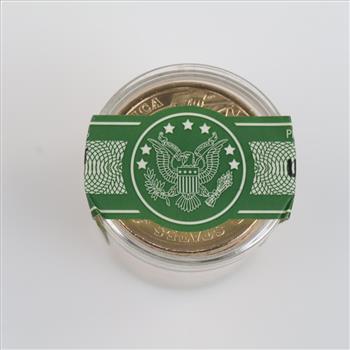 UNC Danbury Mint Presidential Dollar Roll, Andrew Jackson, 12 Coins