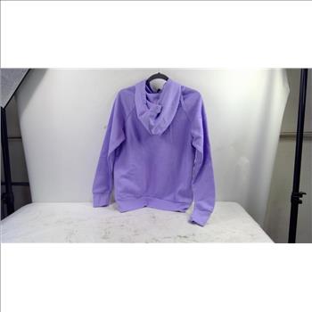 Under Armour Rival Fleece Shimmer Hoodie, Purple, Size Medium