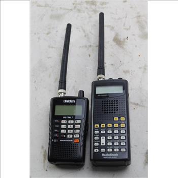 Uniden Bearcat And Radio Shack Handheld Scanners: 2 Items