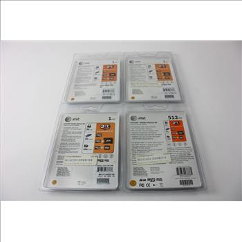 Universal MicroSD Mobile Memory Kits, 4 Count