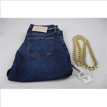 Universal Threads Button Up And Jeans, 2 Piece Count