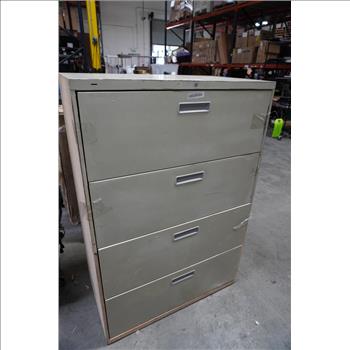 Unknown Brand 4 Drawer Filing Cabinet