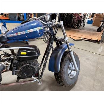 Unknown Brand Gas Powered Moto Mini Bike - SOLD FOR PARTS ONLY