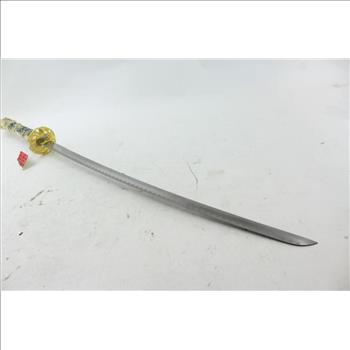Unknown Brand Samurai Sword With Dragon Hilt And Scabbard