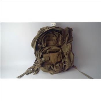 Unknown Brand Tactical Cargo Backpack, Tan