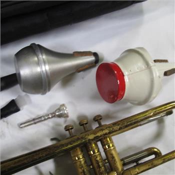 Unknown Brand Trumpet With Case And Other Accessories