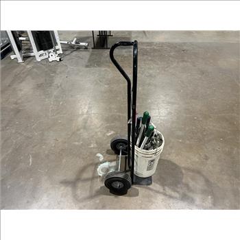 Unknown Bucket Of Misc. Tools With Dolly