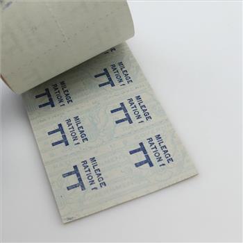 Unused 1943 WWII US Gasoline Ration Booklet