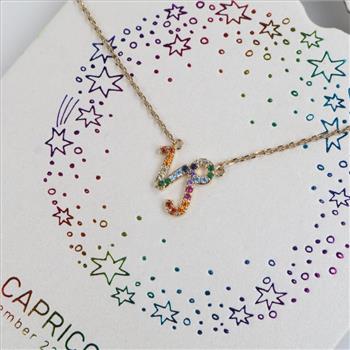 UNWRITTEN, Capricorn Zodiac Necklace