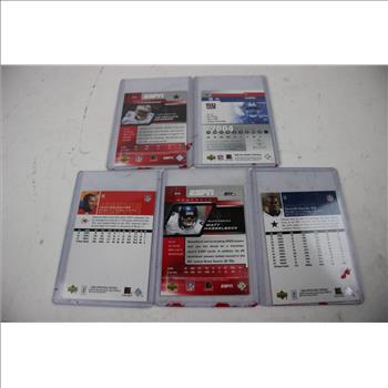 Upper Deck, NFL Trading Cards, 5 Pieces