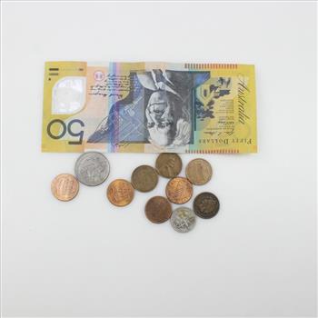 US And Foreign Currency, 11pieces