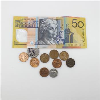 US And Foreign Currency, 11pieces