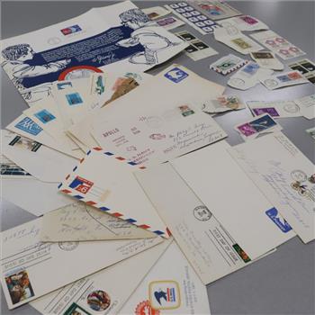 US And Foreign Stamps, 30+ Pieces