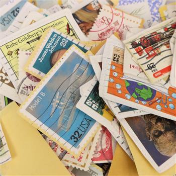 US And Foreign Stamps, 650+ Pieces