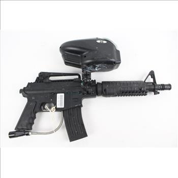 US Army Alpha Black Paintball Gun With Tank