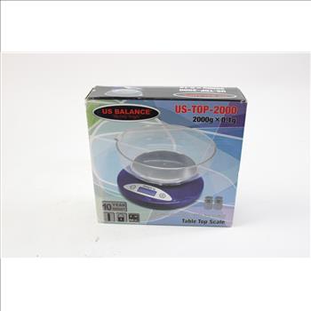 US Balance 2000g X 0.1g Table Top Scale