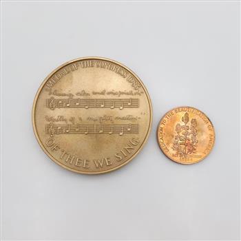 US Bronze Token, 2 Pieces