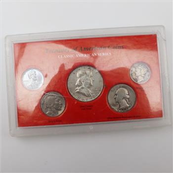 US Classic American Series Coin Set, 3 Silver Coins