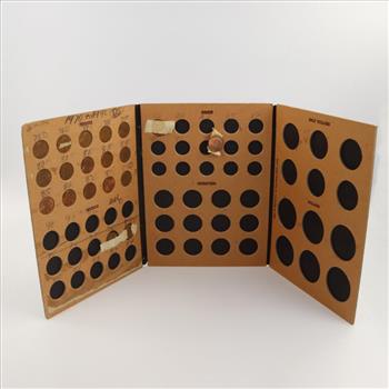 US Coin Collection Booklets Includes 2 Silver Coins, 45+ Pieces