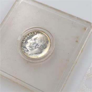 U.S. Coins, 2 Pieces Including 1 Silver