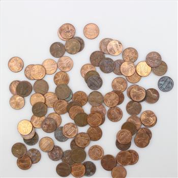 US Coins, 90+ Pennies