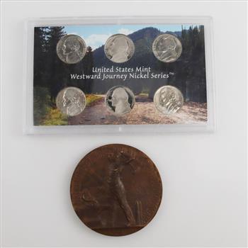 US Coins And Token; 7 Pieces