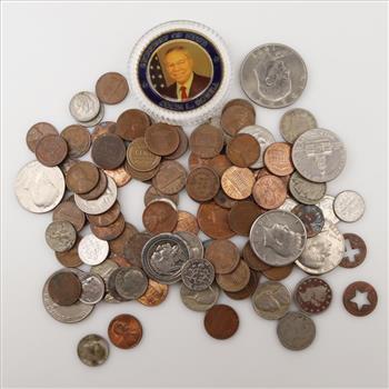 U.S. Coins  And Tokens, 1+lbs