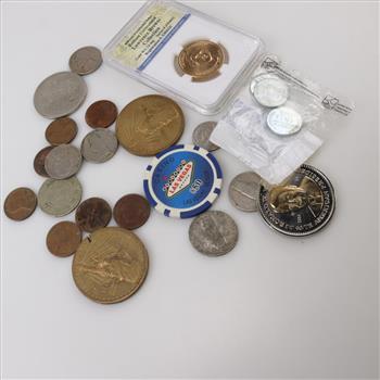 US Coins And Tokens, 20+ Pieces