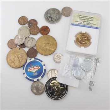 US Coins And Tokens, 20+ Pieces