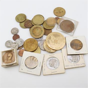 US Coins And Tokens, 30+ Pieces
