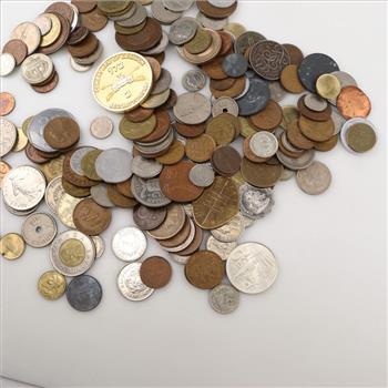 US Coins, Foreign Currency, Tokens 1+ Lbs