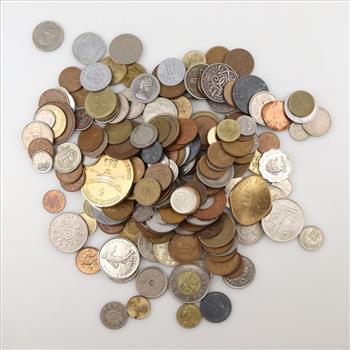 US Coins, Foreign Currency, Tokens 1+ Lbs