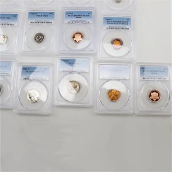 US Coins PCGS Graded; 20 Pieces