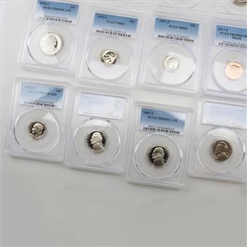 US Coins PCGS Graded; 20 Pieces