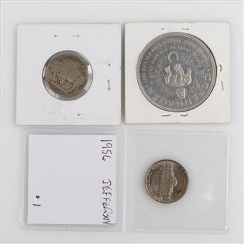 US Coins & Token, 3 Pieces