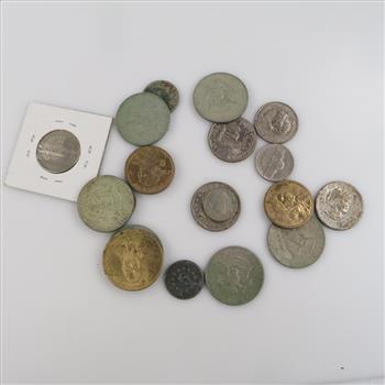 US Coins & Tokens, 22 Pieces