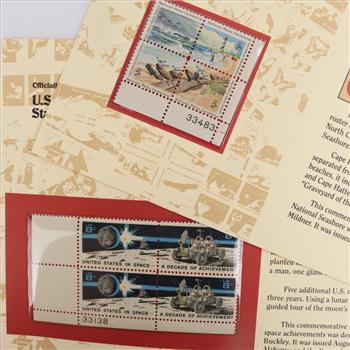 US Commemorative Stamp Blocks, 8 Stamps