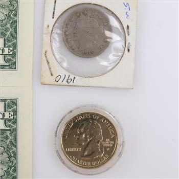 US Currency, 4 Pieces