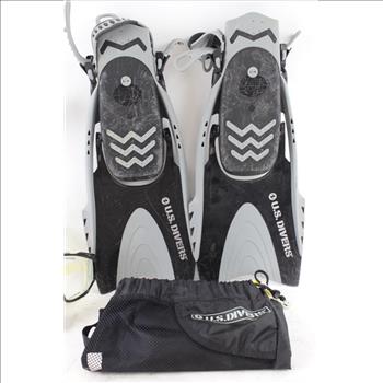 U.S. Divers Mask, Snorkel, And Flipper Set
