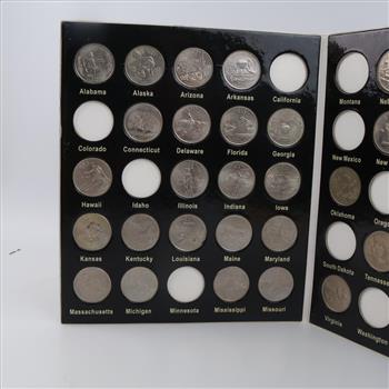 US Fifty States Quarter Collection Set; 38 Pieces