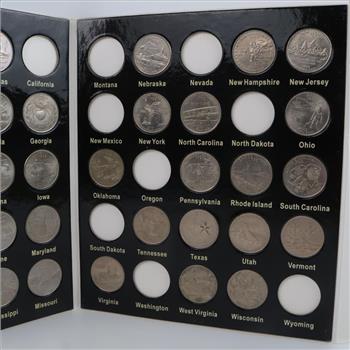 US Fifty States Quarter Collection Set; 38 Pieces
