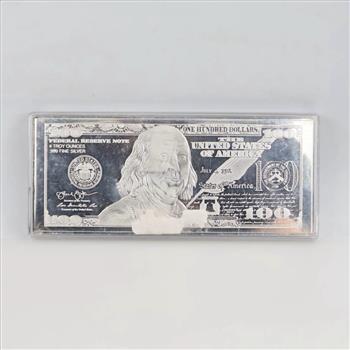 US Fine Silver 4 Troy Oz Bar