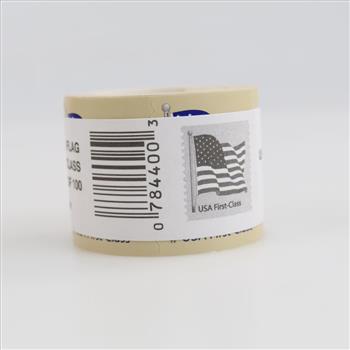 US First Class Flag Stamps, Coil Of 100