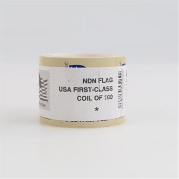US First Class Flag Stamps, Coil Of 100