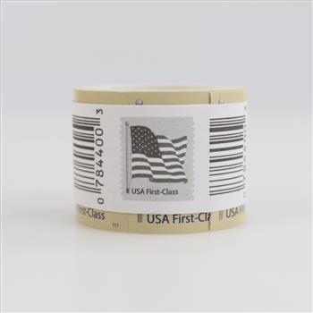 US First Class Flag Stamps, Coil Of 100