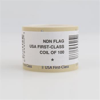 US First Class Flag Stamps, Coil Of 100