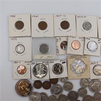 US & Foreign Coins, 50+ Pieces